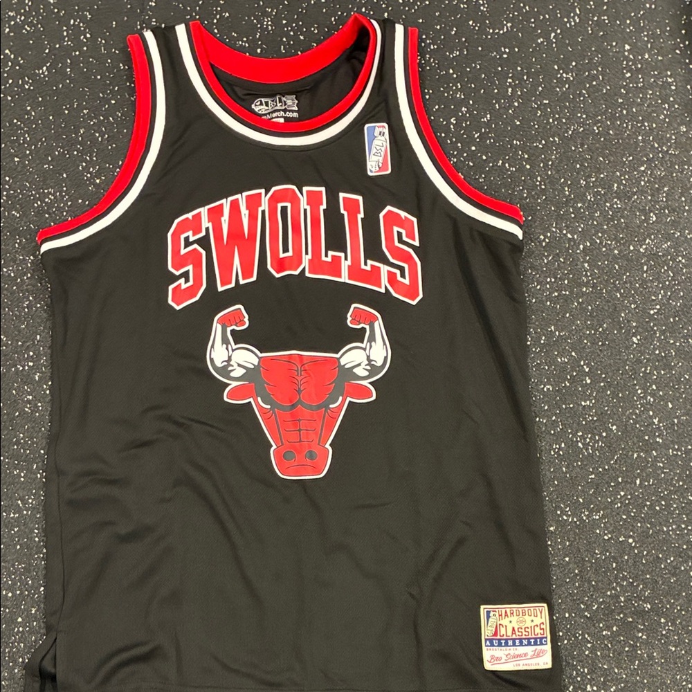 Black and Red Men's Jersey